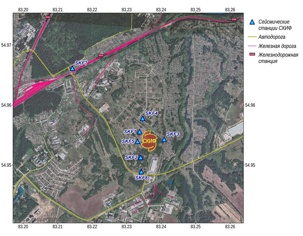 Карта СКИФ с обозначением сейсмостанцийjpeg